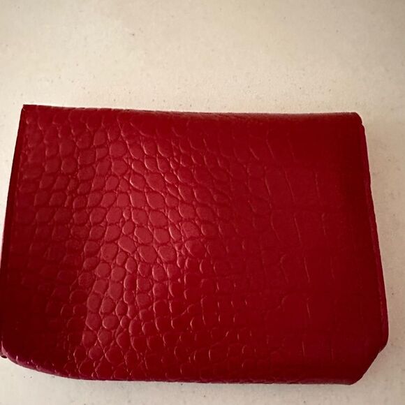 Red wallet and purse with good heart - Picture 2 of 5
